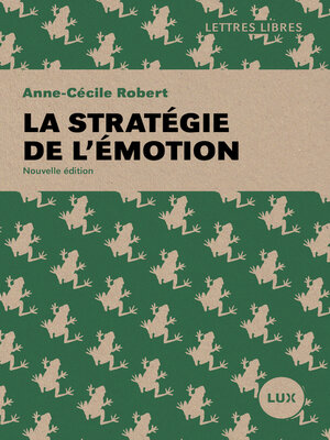 cover image of La stratégie de l'émotion